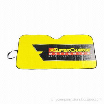 Car sunshade, made of PE bubble material